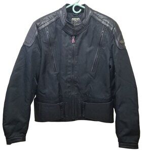 Hein Gericke L Black Leather Motorcycle Jacket Moto Cafe Racer Trap Gorpcore Vtg